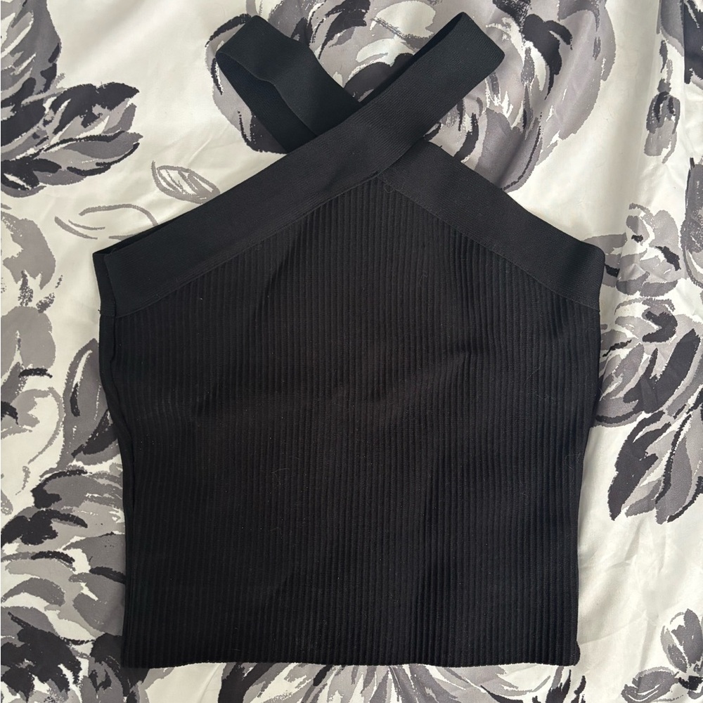 Black Rachel Zoe halter top